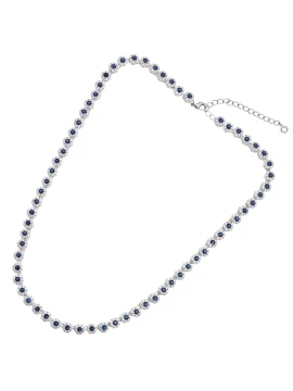 Ottaviani - Cubic Zirconia Necklace - Blue