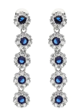 Ottaviani - Orecchini Con Cubic Zirconia - Blu