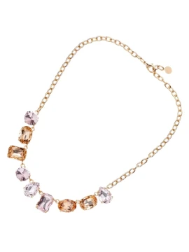 Ottaviani - Golden Necklace with Crystals