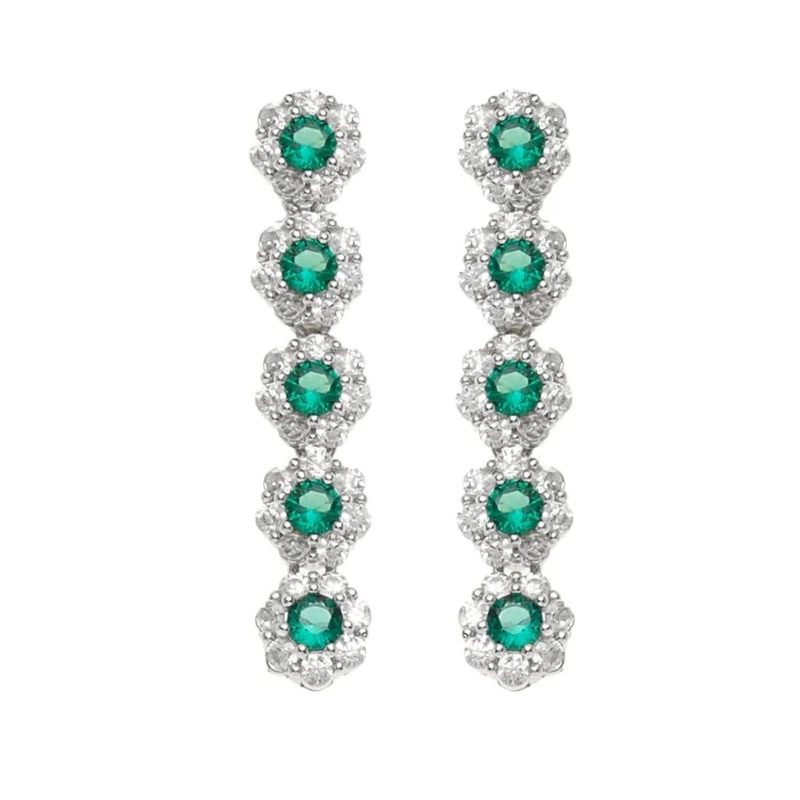 Ottaviani - Orecchini Rodiati Con Cubic Zirconia