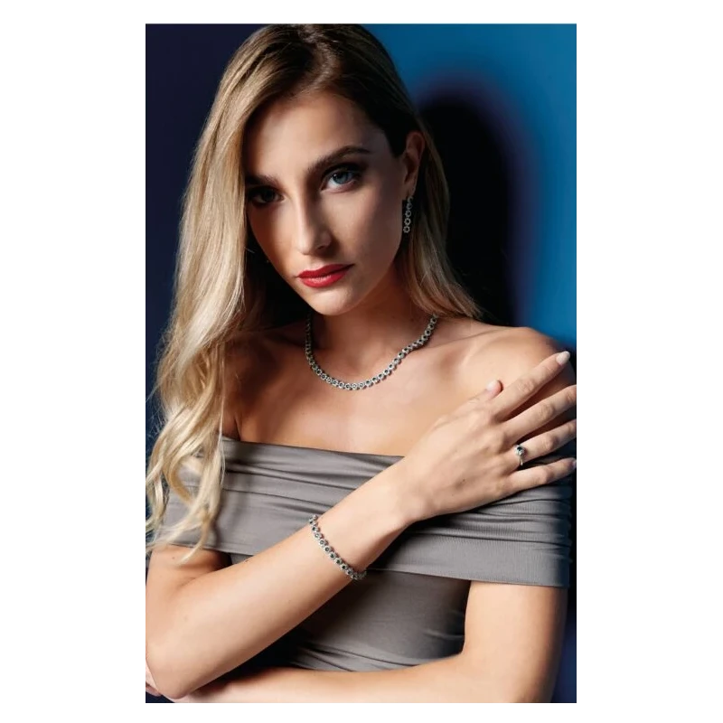 Ottaviani - Orecchini Rodiati Con Cubic Zirconia