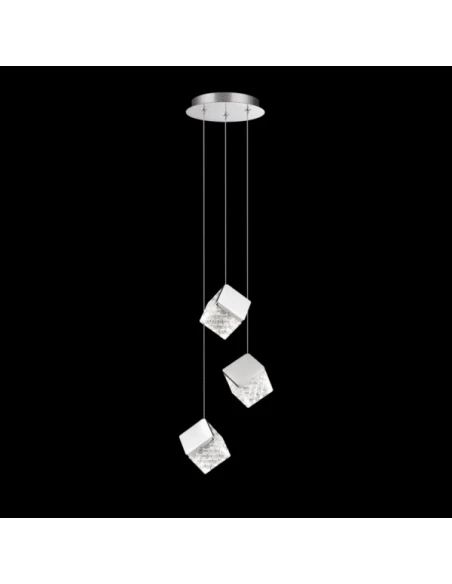 Illuminati - Magia 3-Light Pendant Lamp - Polished Chrome