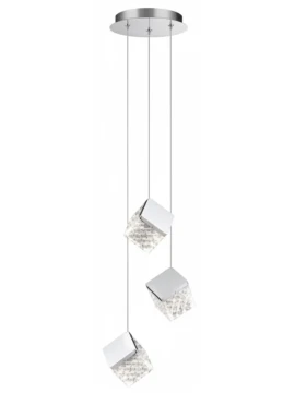 Illuminati - Magia 3-Light Pendant Lamp - Polished Chrome
