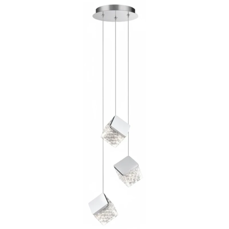 Illuminati - Magia 3-Light Pendant Lamp - Polished Chrome