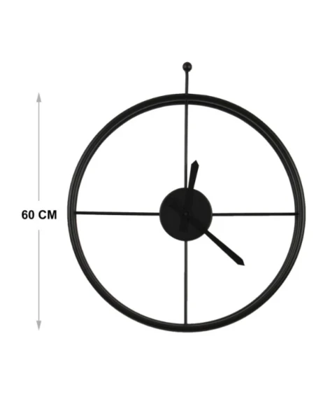 Ceart - Essenziale Wall Clock - Pastel Black
