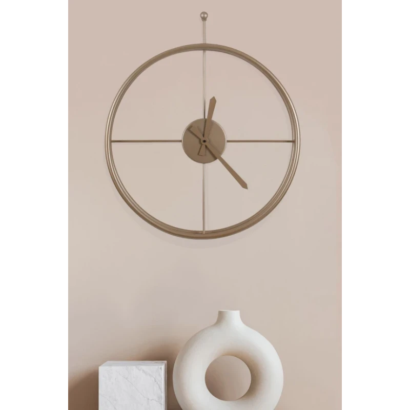 Ceart - Orologio da Parete Essenziale - Oro Metallizzato