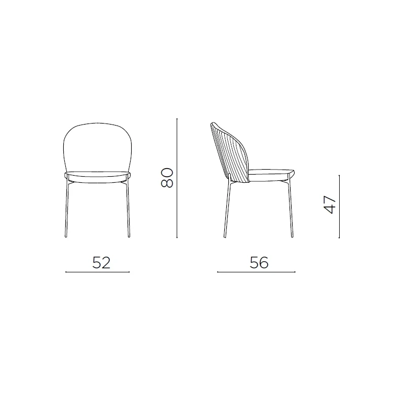 Capodarte - Meggie Upholstered Chair - Black / Anthracite Fabric