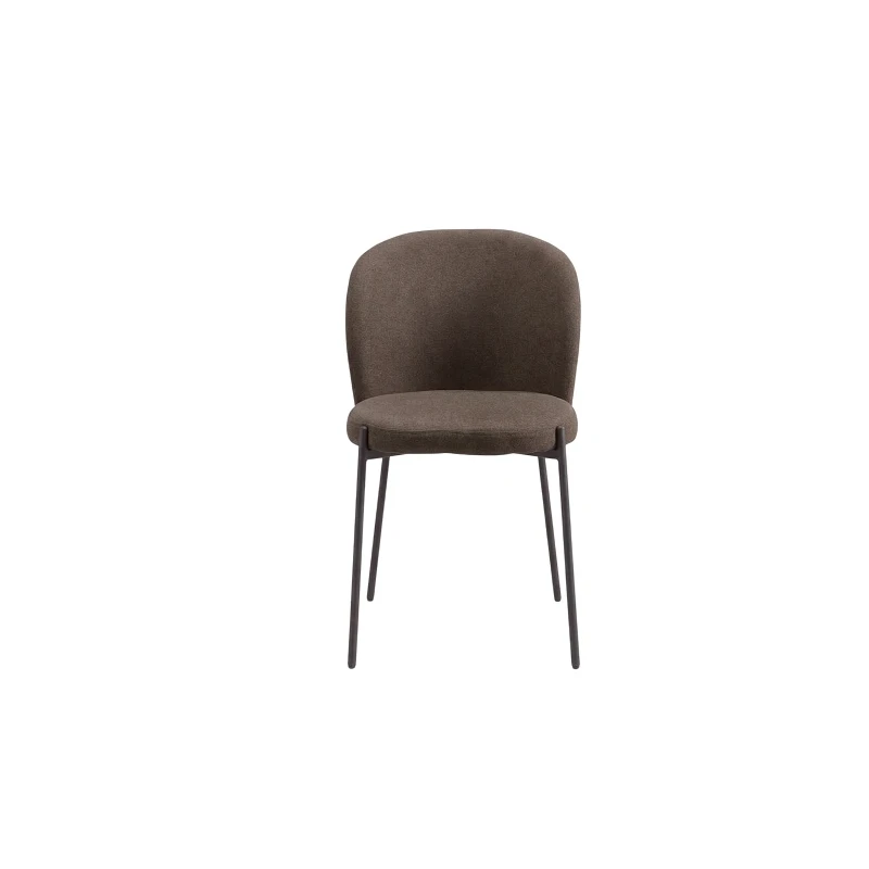 Capodarte - Meggie Upholstered Chair - Brown / Brown Fabric
