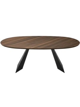 Capodarte - Tokyo Oval Table - Black / Eucalyptus