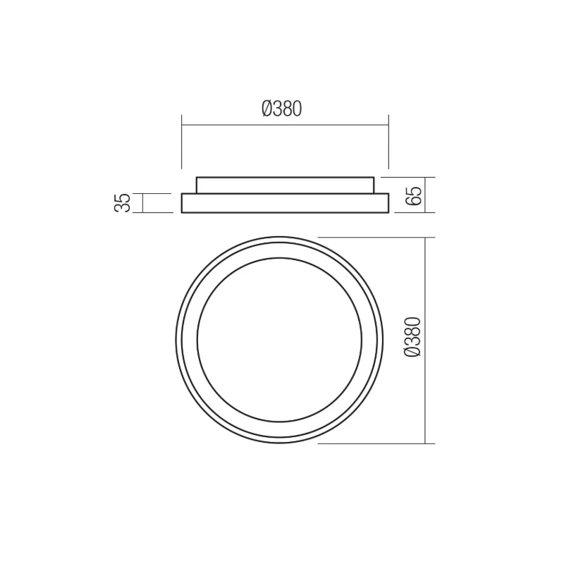 Redo Group - Iconic Lampada da Soffitto - Bianco Opaco