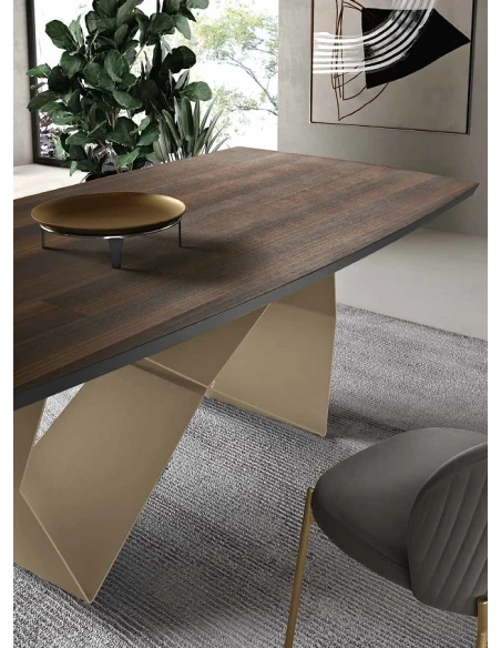 Capodarte - Wall Tavolo Allungabile - Perla Beige / Eucalipto