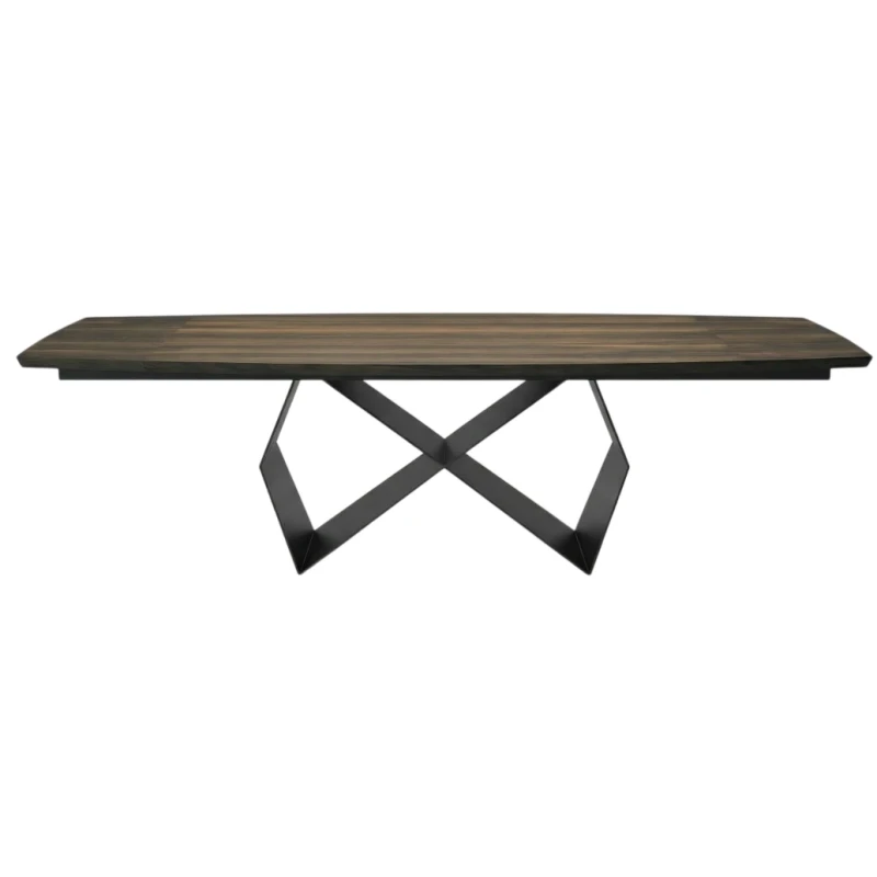 Capodarte - Wall Extendable Table - Black / Eucalyptus