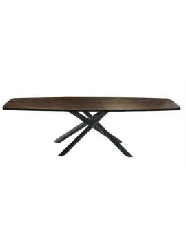 Capodarte - Floyd Fixed Table - Black / Thermal Oak