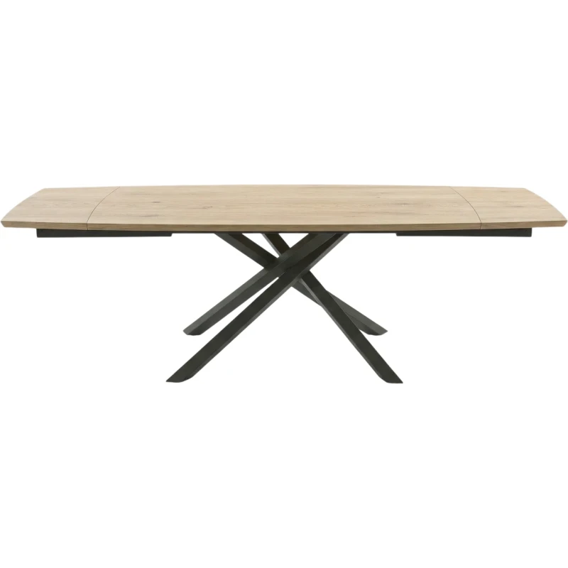 Capodarte - Floyd Extendable Table - Black / Raw Oak