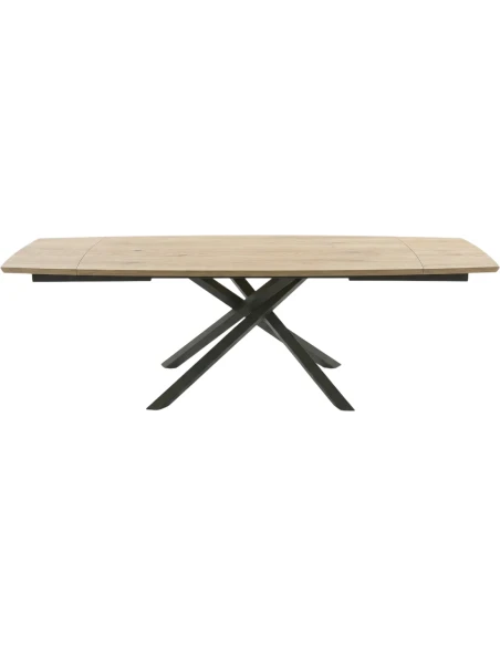 Capodarte - Floyd Extendable Table - Black / Raw Oak