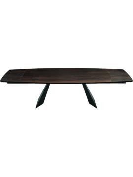 Capodarte - Gilmour Tavolo Allungabile - Nero / Rovere Termico
