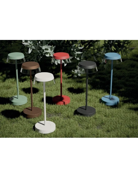 Redo Group - Iluna Rechargeable Table Lamp - Corten
