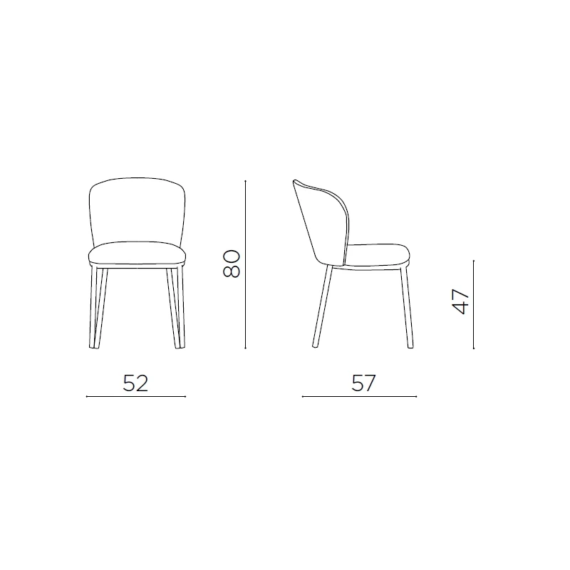 Capodarte - Evissa Upholstered Chair - Black / Green Fabric