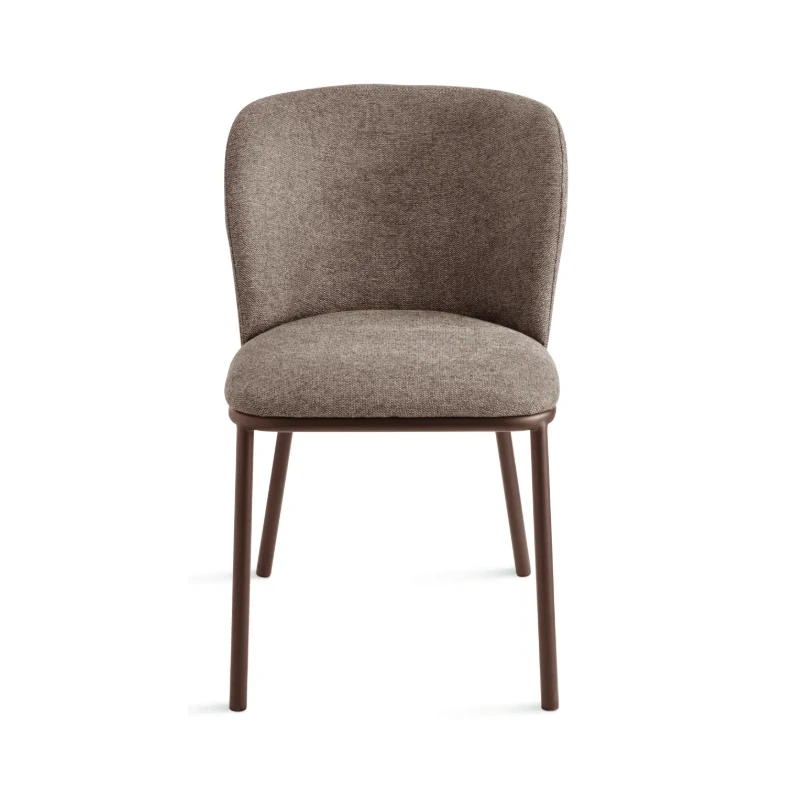 Capodarte - Evissa Upholstered Chair - Brown / Brown Fabric