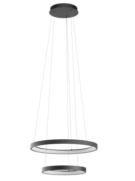 Redo Group - Iconic Double Suspension Lamp - Matt Black