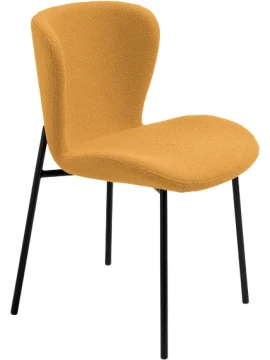Capodarte - Abram Upholstered Chair - Ecru GialloBouclé Fabric