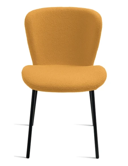 Capodarte - Abram Upholstered Chair - Ecru GialloBouclé Fabric