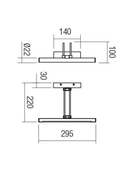 Redo Group - Ikon Wall Lamp - Matt White