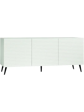 Capodarte - Arisa Striped Sideboard - White