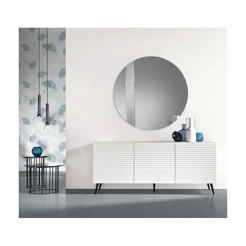 Capodarte - Arisa Striped Sideboard - White
