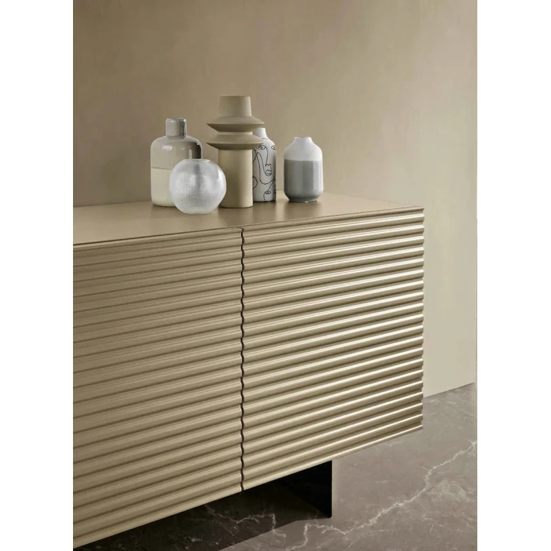 Capodarte - Arisa Striped Sideboard - Beige