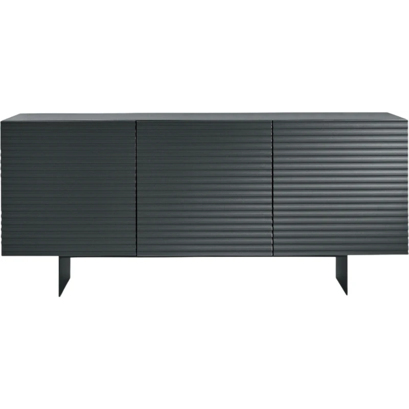 Capodarte - Arisa Striped Sideboard - Anthracite