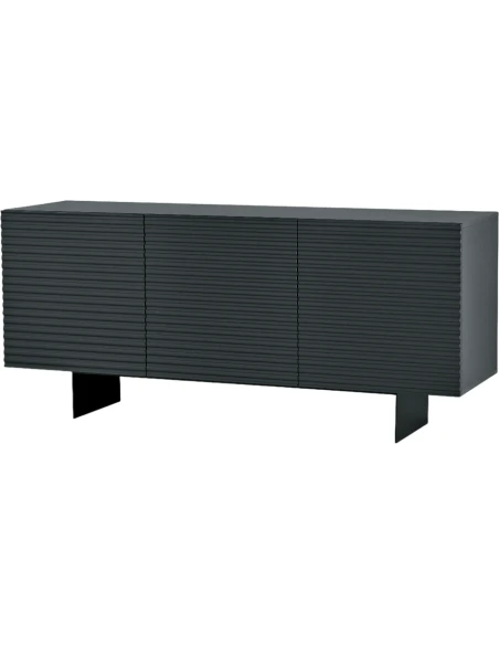 Capodarte - Arisa Striped Sideboard - Anthracite