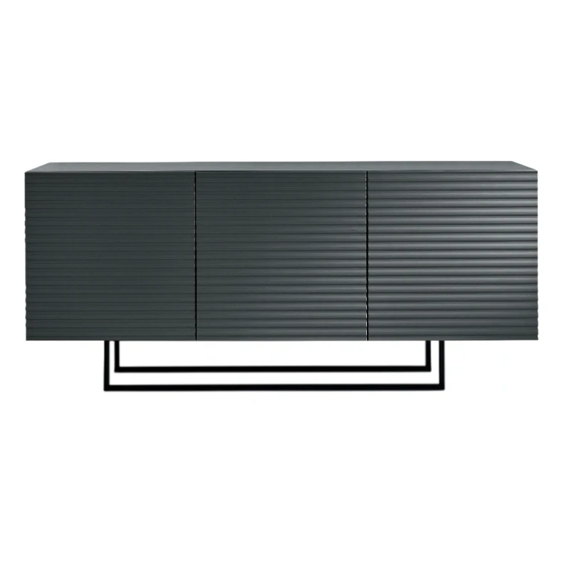 Capodarte - Arisa Striped Sideboard - Anthracite