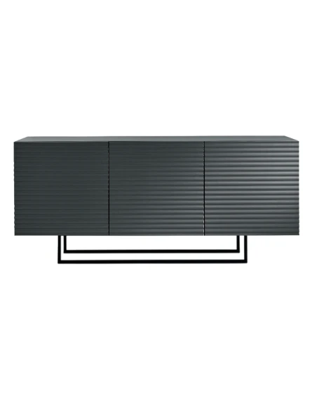Capodarte - Arisa Striped Sideboard - Anthracite
