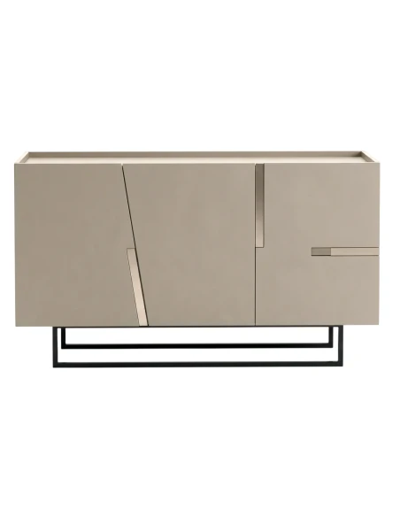 Capodarte - Girona Madia con Inserti - Tortora / Specchio Bronzo