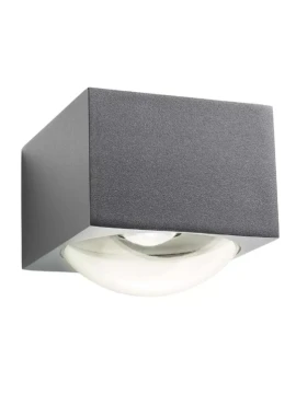 Redo Group - Ari Outdoor Wall Lamp - Matte Dark Grey