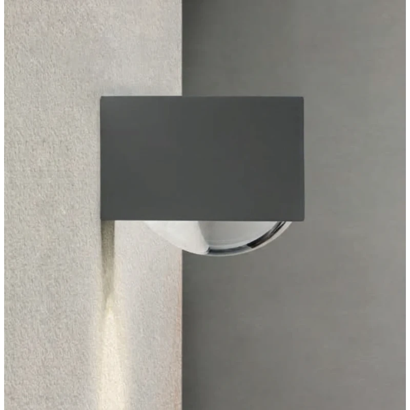 Redo Group - Ari Outdoor Wall Lamp - Matte Dark Grey
