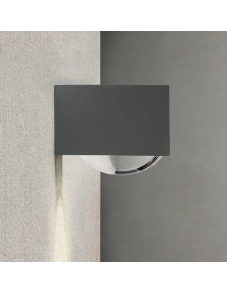 Redo Group - Ari Outdoor Wall Lamp - Matte Dark Grey