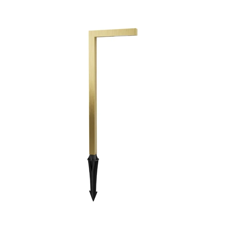 Redo Group - Armin Garden Post - Natural Brass