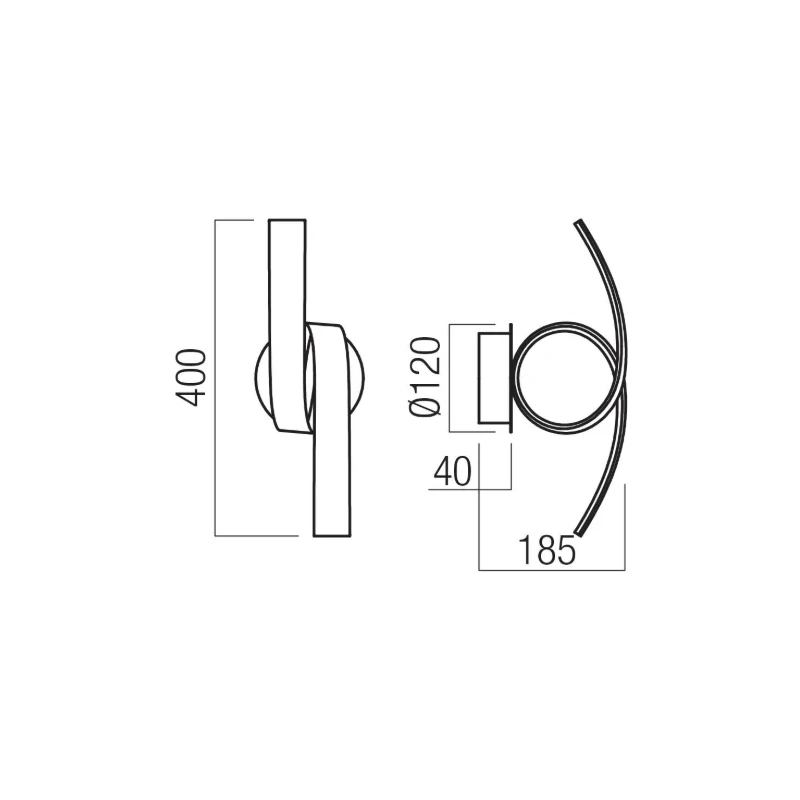 Redo Group - Impuls Wall Lamp - Matt White