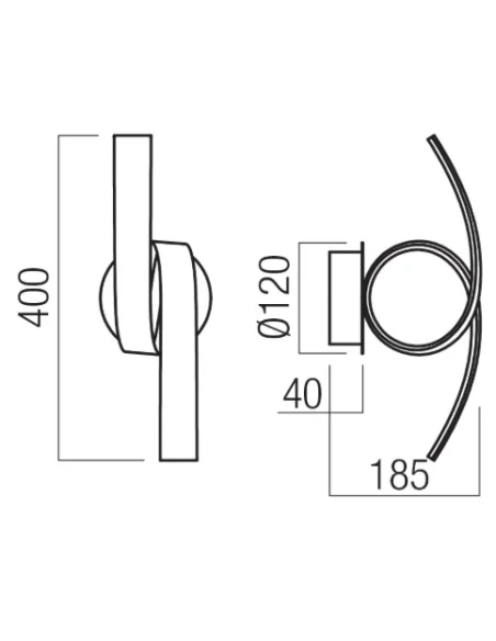 Redo Group - Impuls Wall Lamp - Matt White