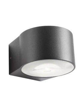 Redo Group - Log Outdoor Wall Lamp - Matte Grey