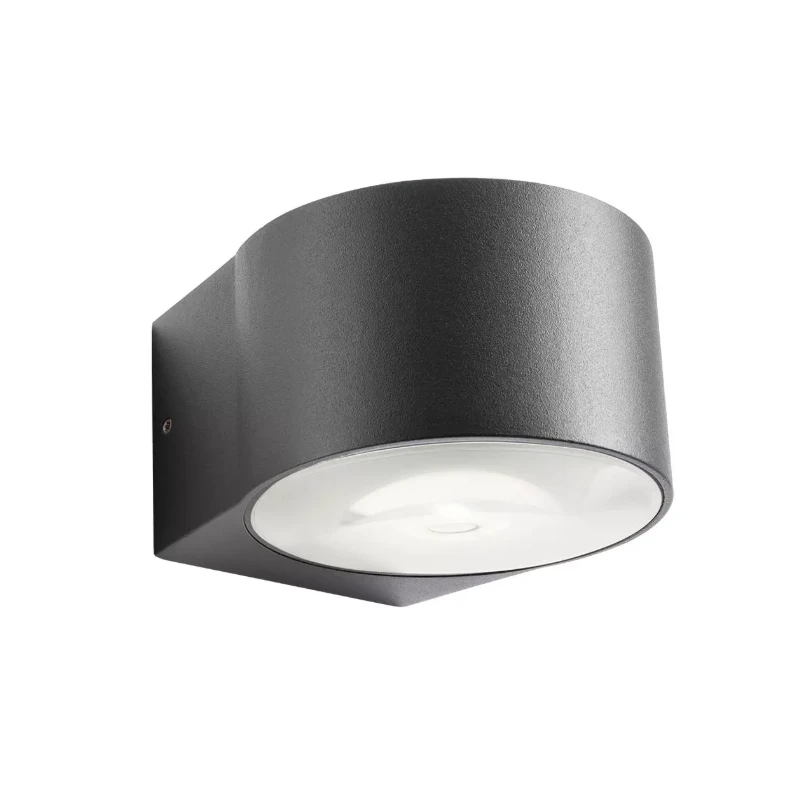 Redo Group - Log Lampada da Parete per Esterno - Grigio Opaco
