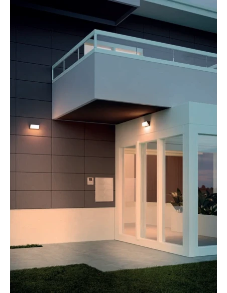 Redo Group - Spectra Outdoor Wall Lamp - Matte Grey