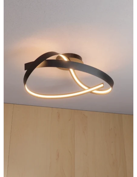 Redo Group - Impuls Lampada da Soffitto - Nero Opaco
