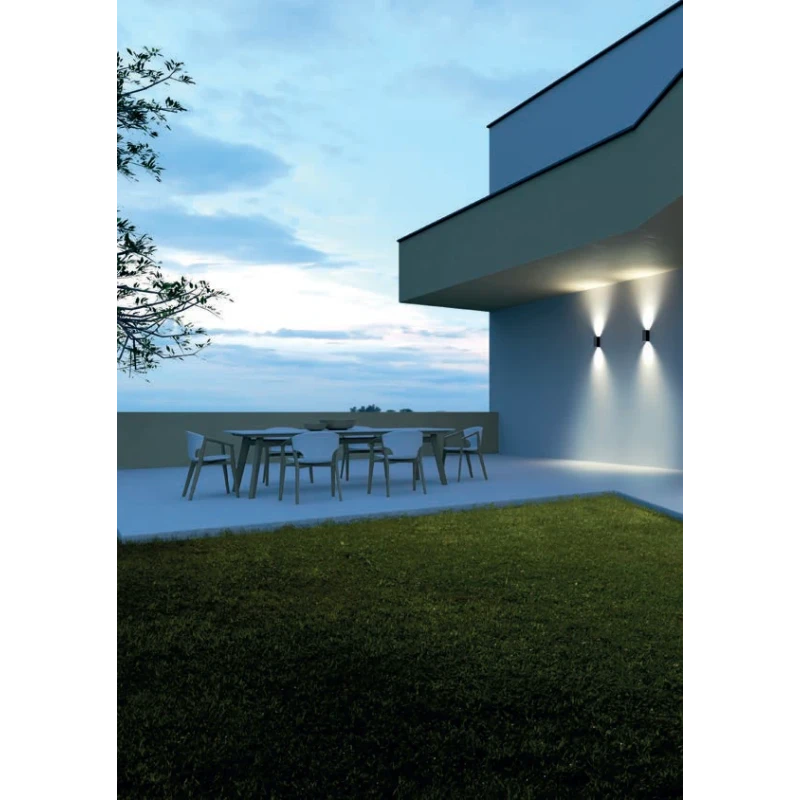 Redo Group - Hub Lampada da Parete da Esterno - Grigio Antracite
