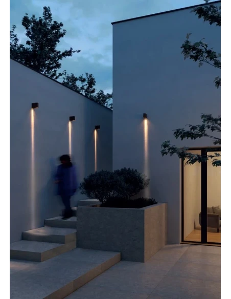Redo Group - Izar Outdoor Wall Lamp - Dark Grey