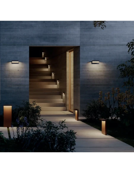 Redo Group - Kant Outdoor Step Lights - Corten