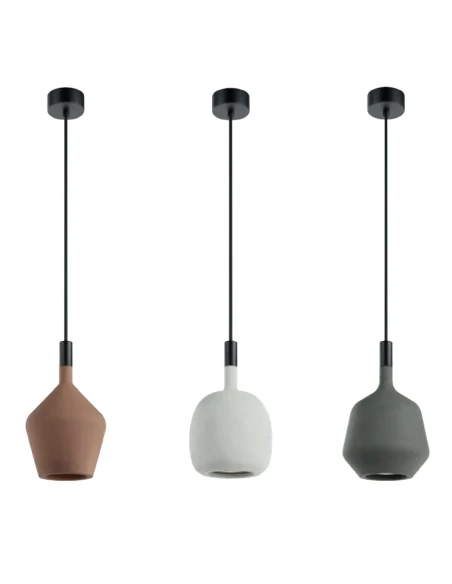 Redo Group - Potter Lampada a Sospensione da Esterno Pentagonale - Terracotta