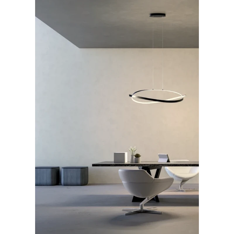 Redo Group - Impuls Circular Pendant Lamp - Matt Gold